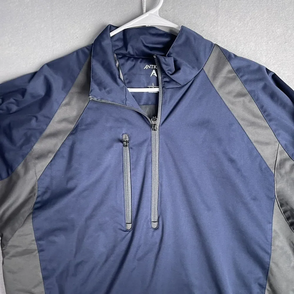 Antigua 1/4 Zip‎ Heavyweight Pullover Performance Jacket Men Large Chest Pocket
